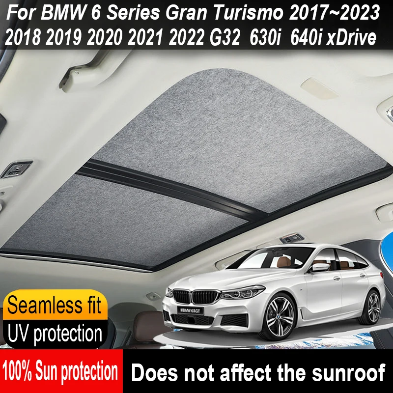 

Автомобильный люк на крыше, изоляционный козырек на крыше для BMW 6 серии Gran Turismo 2017 ~ 20233, анти-УФ-электростатическая адсорбция, солнцезащитный козырек для небесной шторы