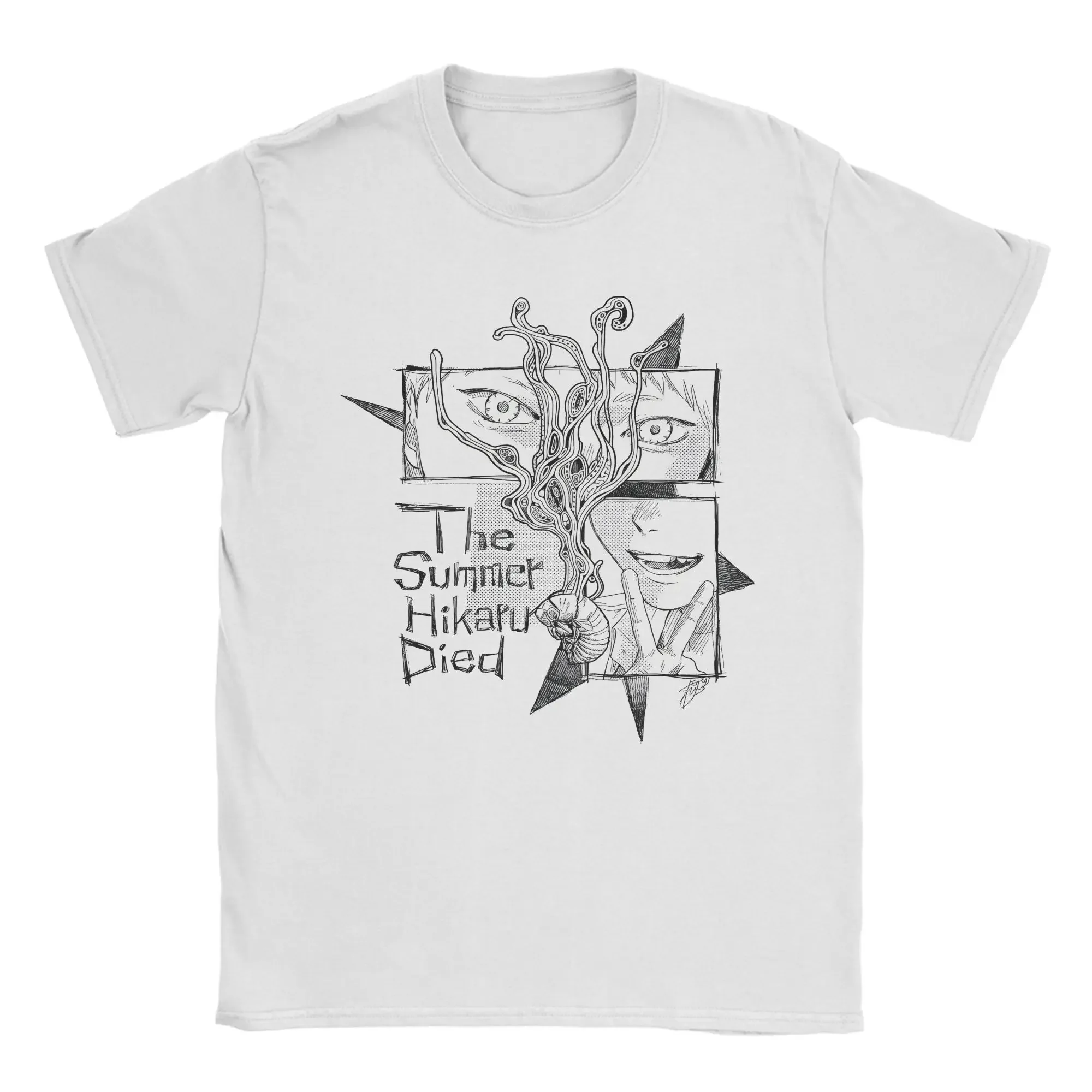 

The Summer Died Graphic Tee Men's Breathable Cotton Short Sleeve T-Shirt