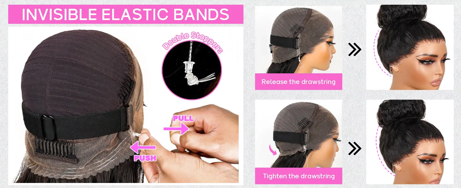 Smilegirl Invisib Strap 360 Full Lace Deep Wave Human Hair Wig With Invisible Drawstring Band Soft Deep Curly Wig Glueless Human Hair Wigs Wholesale