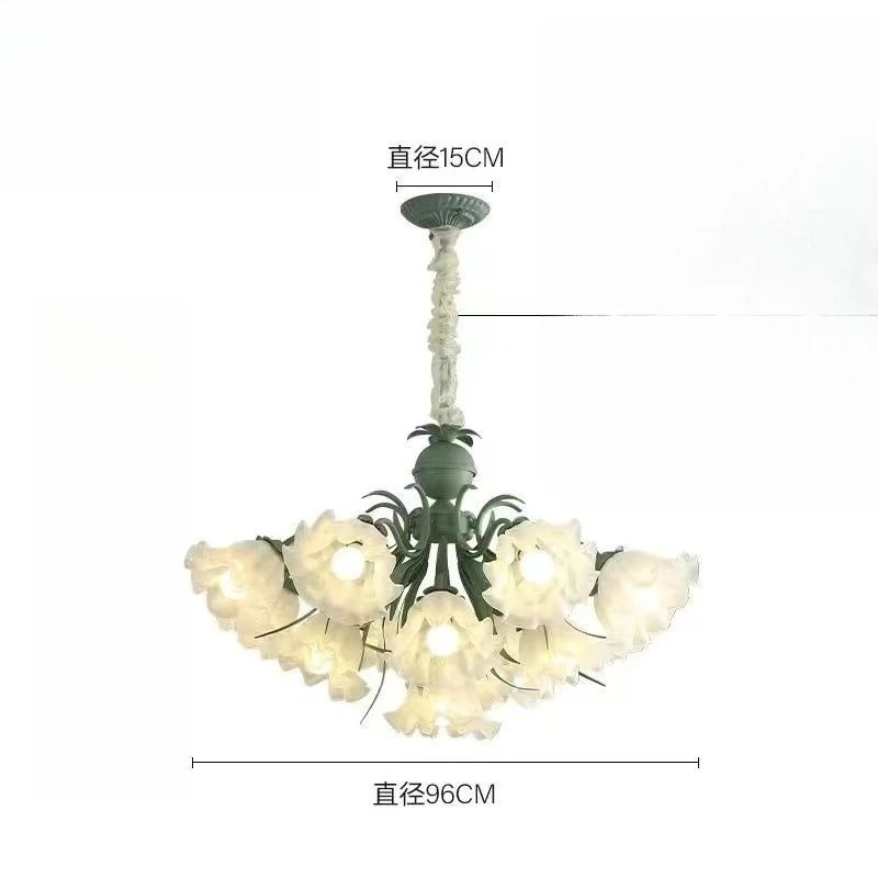 

French pastoral new Internet celebrity American country retro lighting restaurant bedroom