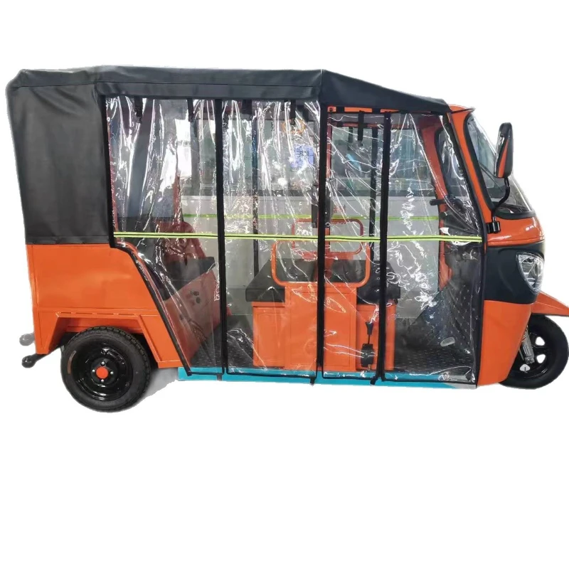 

three-row six-seater petrol tuk-tuk tourist sightseeing tuk-tuk electric tricycle