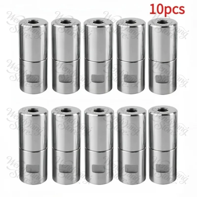 10Pcs Mold Alignment Components, Type CIH Round Tapered Interlocks, Locating Column & Straight Guide Post