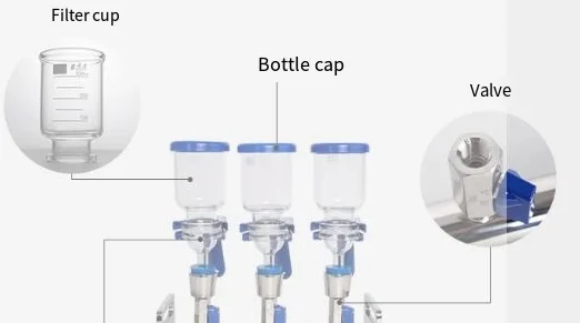 Glass membrane filter -Purified water sample - Suspended solids -Microbial detection - Escherichia coli - Pseudomonas aeruginosa