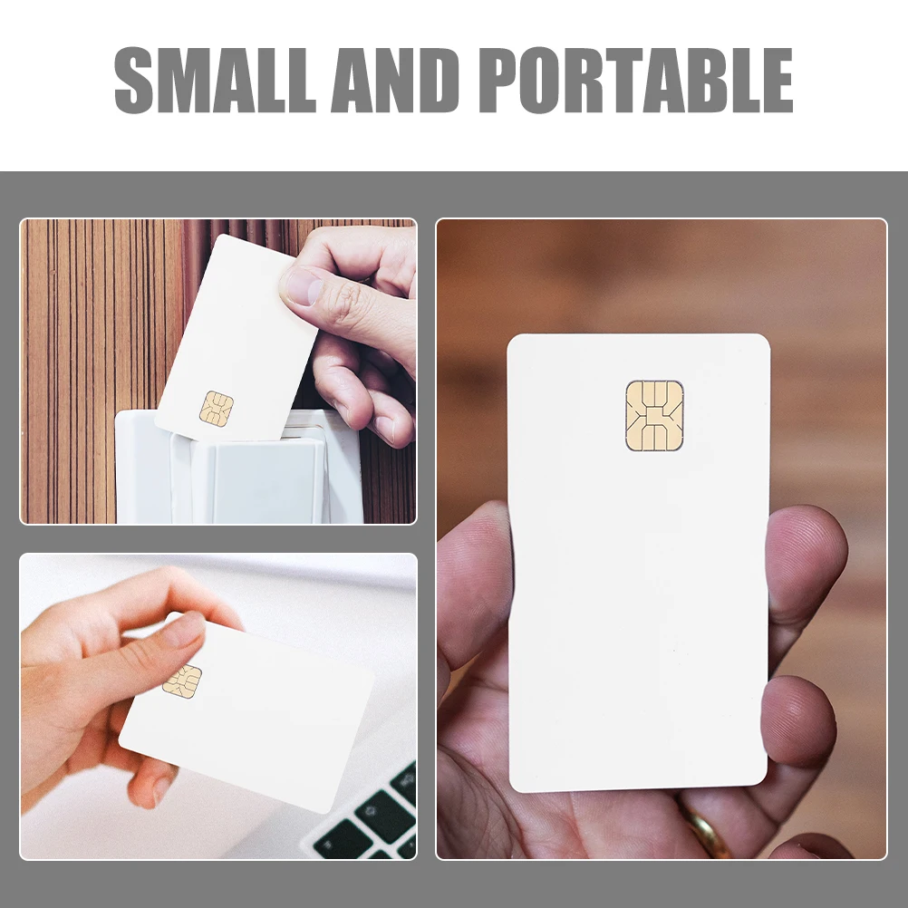 

15 Pcs IC Card White PVC Blank with 16k Memory for Access Control Systems Safe Reliable Durable Easy to Use