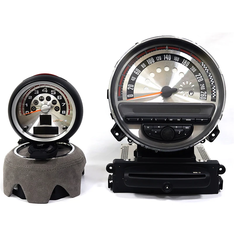 Style Plastic Tachometer Speed meter Stick On Plate Cover For