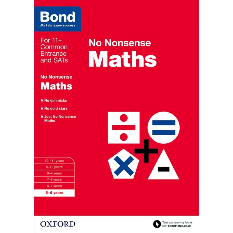 

BOND NO NONSENSE MATHS 56 YEARS Bond 11 Oxford University Press 9780192740458 Book