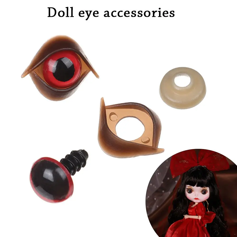 10pcs/5pairs Safety Stuffed Toys Parts Plastic Dolls DIY Tools Puppet Crystal Eye Eyes Crafts Bear Animal Accessories