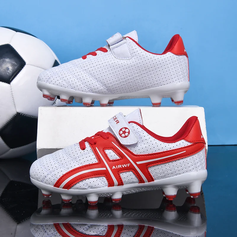 Breathable Dual-stud Soccer Boots For Kids, Safe And Comfy Fit, Durable Design For Boys Girls Outdoor Football Exercise
