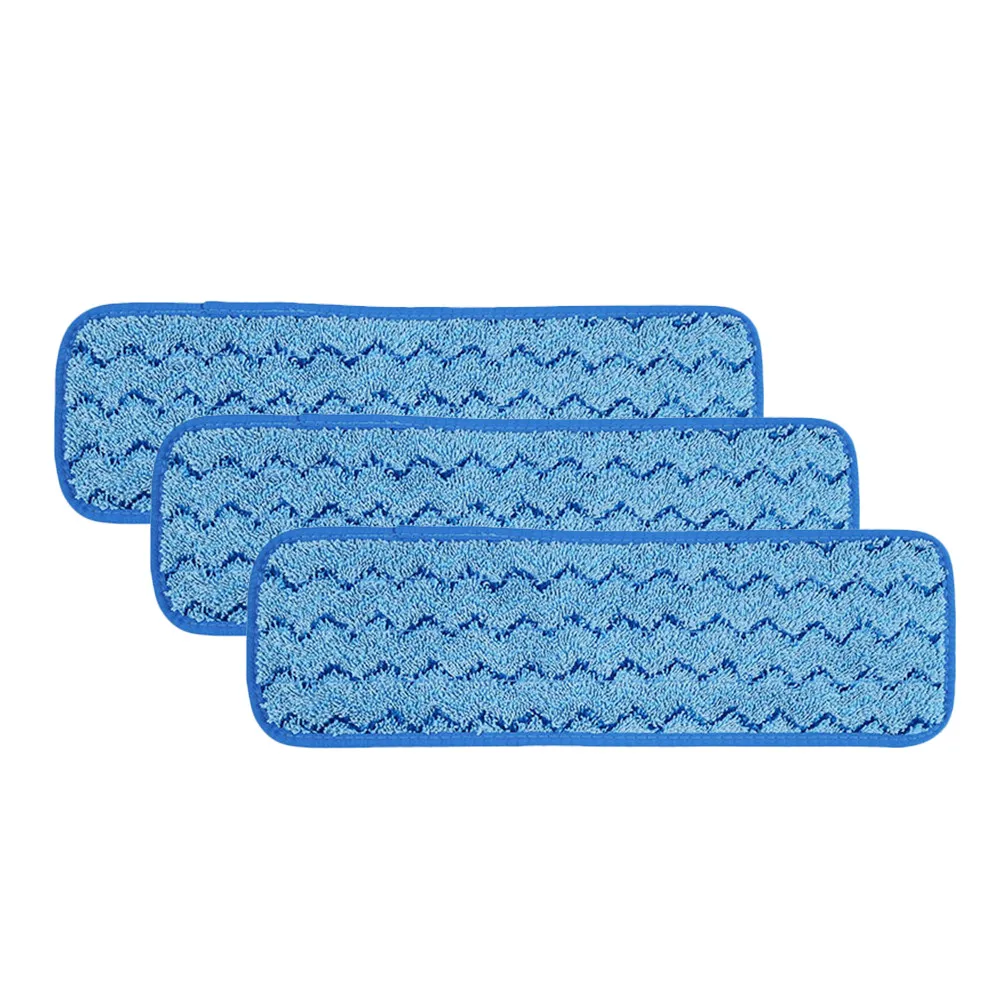 

3Pcs Mop Cloth Reusable Microfiber Washable Replacement Pads for Floor Mopping System Fast Cleaning High Absorbency Wide