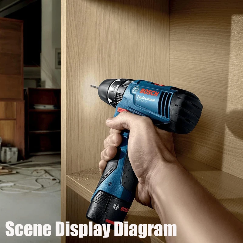 BOSCH GSB 120-Li Impact Drill/Driver 12V Compact Multi-Function Rechargeable Lightweight Electric Screwdriver Bare Tool