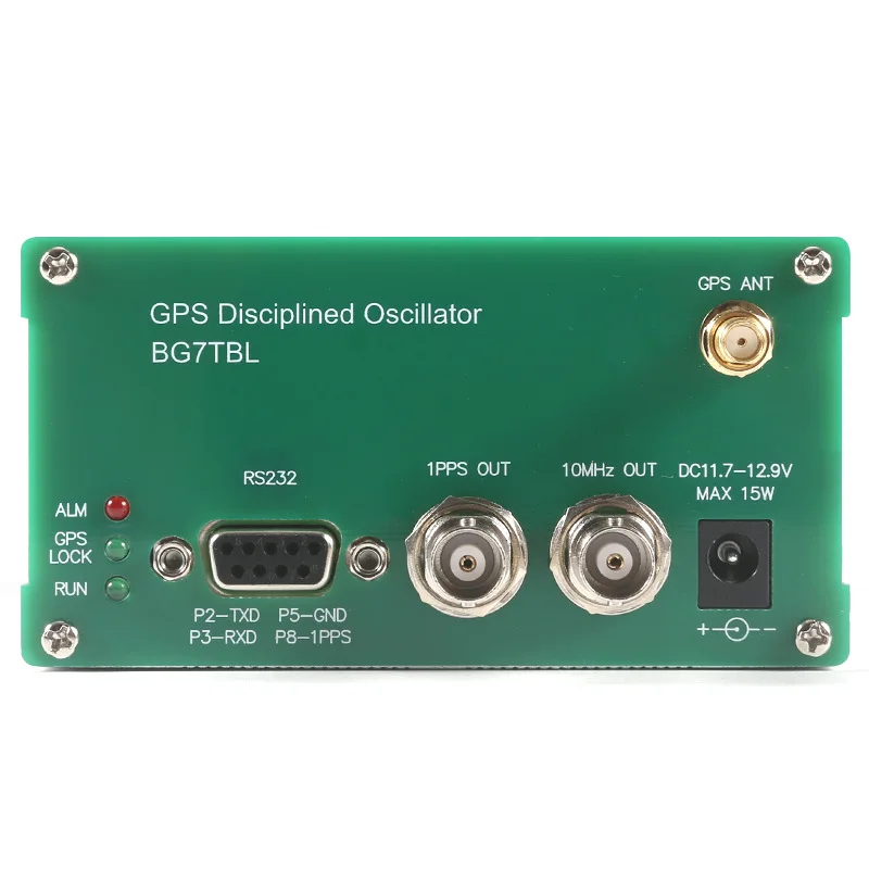 10MHz GPS DISCPLINED CLOCK GPSDO GPS Disciplined Clock GPSDO 10M Output Square Wave / Sine Wave GPS Oscillator