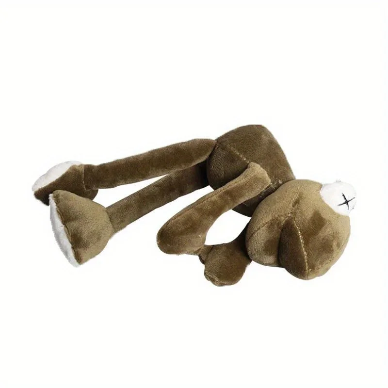 Sapo de pernas longas boneca de pelúcia pingente saco brinquedo chaveiro bonito pelúcia chaveiro bolsa acessórios saco alça