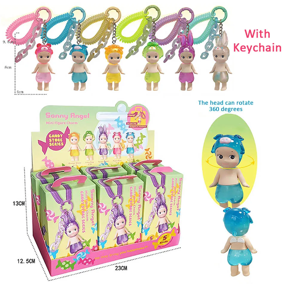 In Stock Sonny Angel Blind Box Hippers Dreaming Candy Store Fruit And Vegetable Series Figures Mode Doll Keychain Christmas Gift