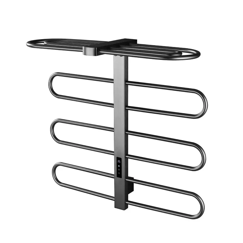 Towel Rack Bathroom Shelf Creative with WiFi Stainless Steel Towel Rack