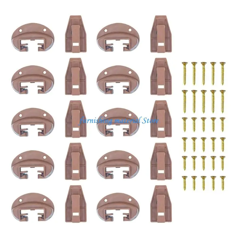 

Y5GD 10lots Industrial Strengths Drawer Glides Rustproofed Buffers Drawer Slides