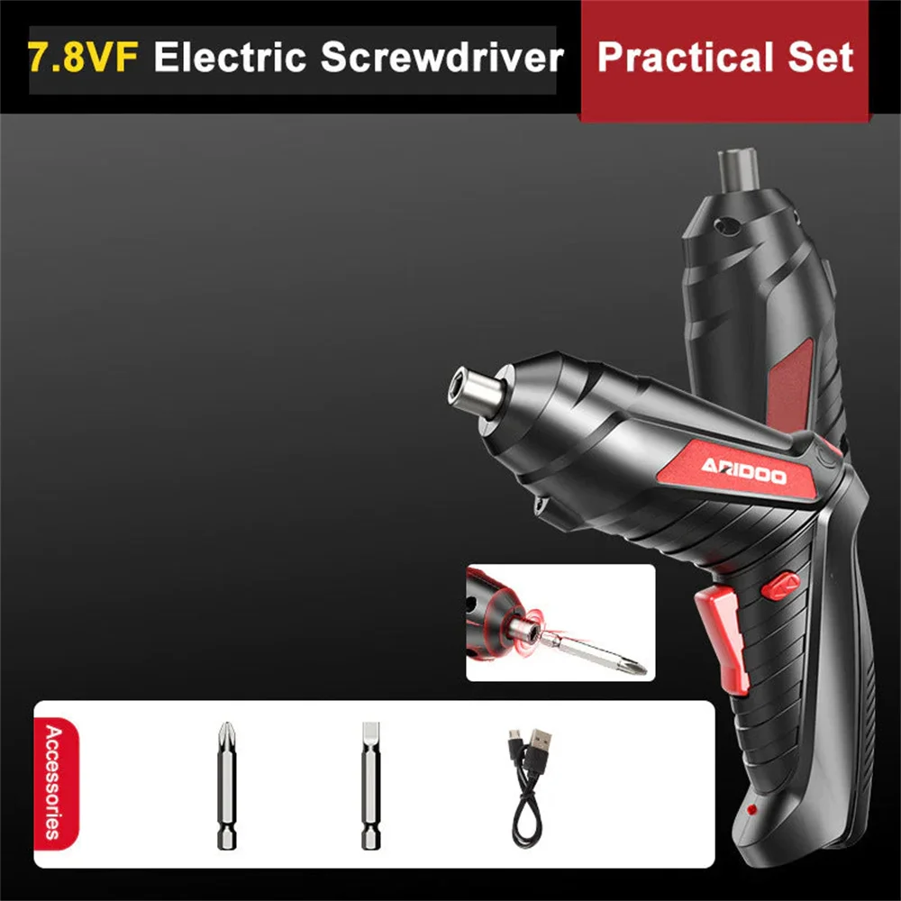 Multifunctional And Powerful Electric Screwdriver Portable Cordless Drill Screwdriver Rechargeable Electric Drill Power Tools