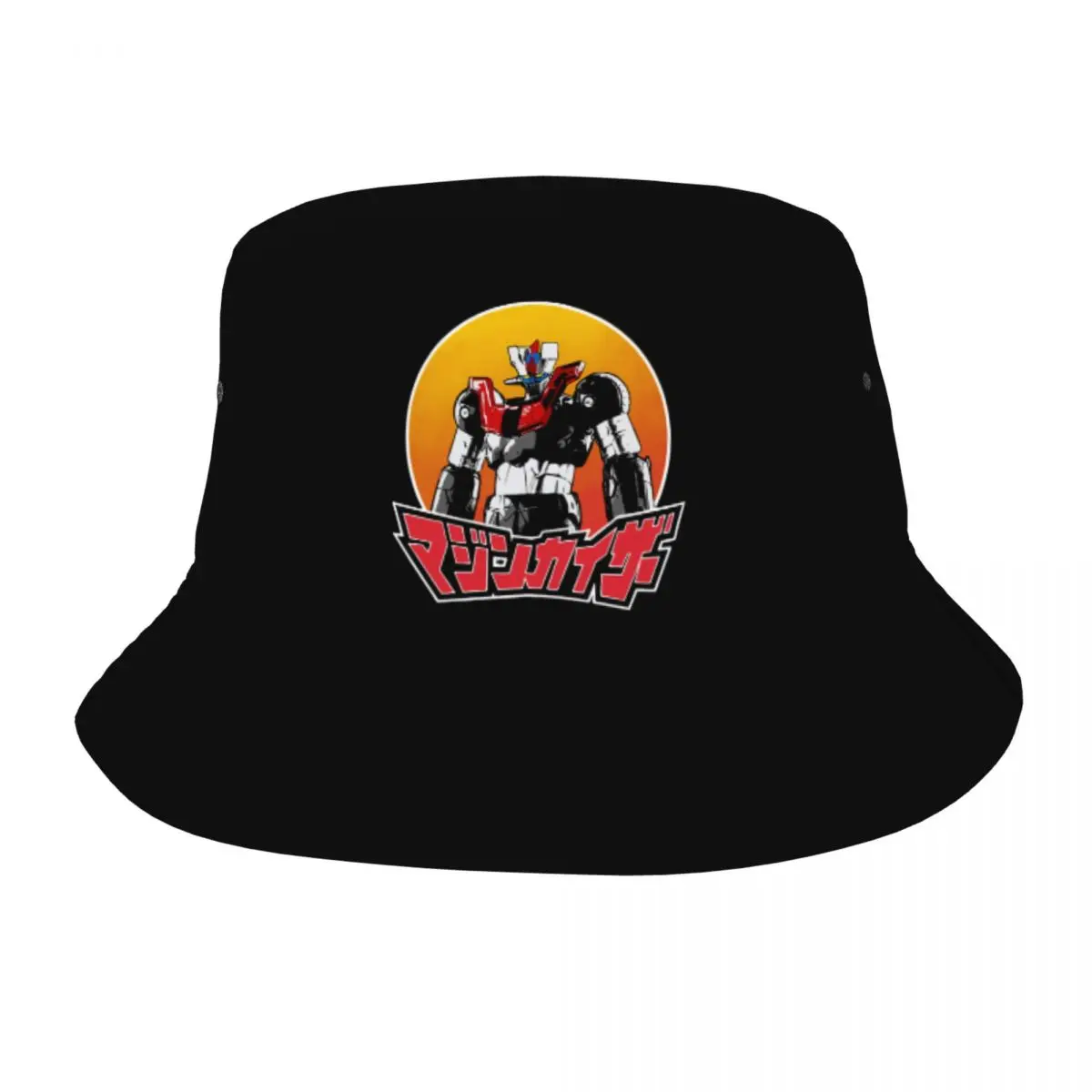 Mazinger Z Goldorak Actarus Stuff Bucket Hat Unisex Hot Sun Hat Anime Grendizer Irish Country Hat Fishing Caps Outdoor