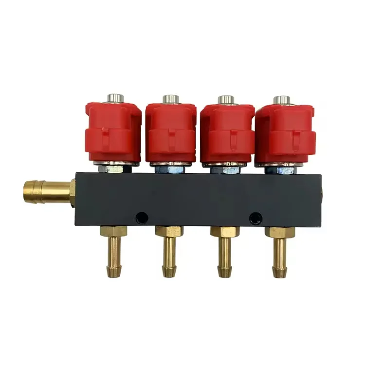 LPG/CNG Automotive Oil-to-gas Conversion 4/6/8 Cylinder Red Jet Rail Control Unit Kit Gas Automotive Parts