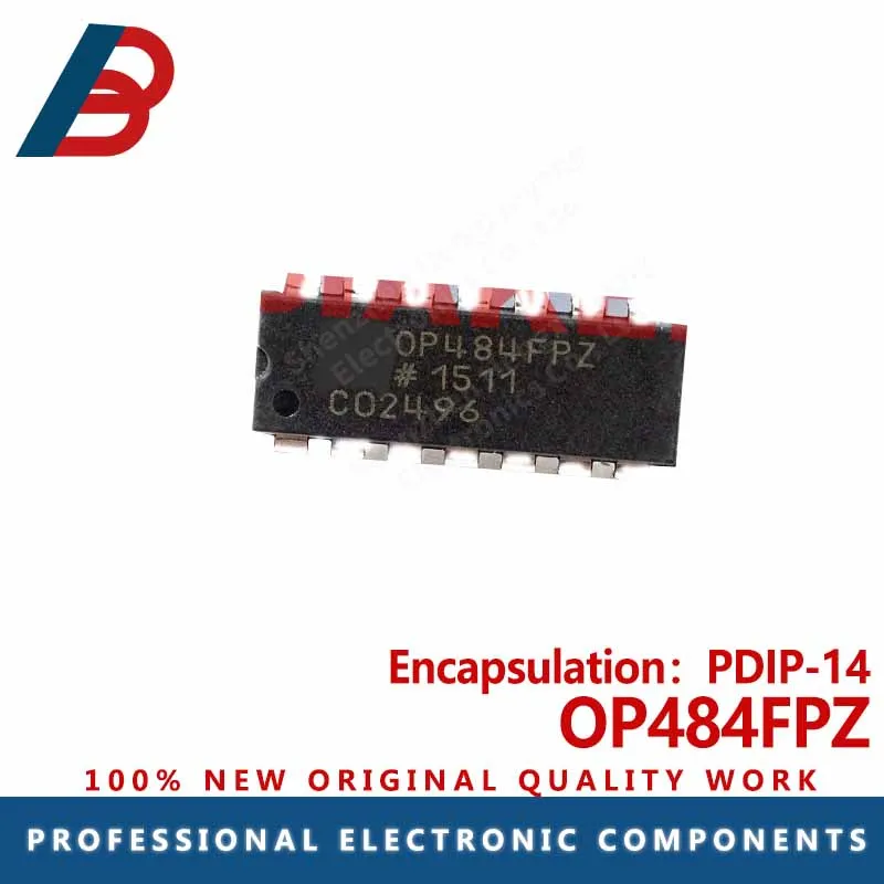 10pcs  OP484FPZ package PDIP-14 operational amplifier chip