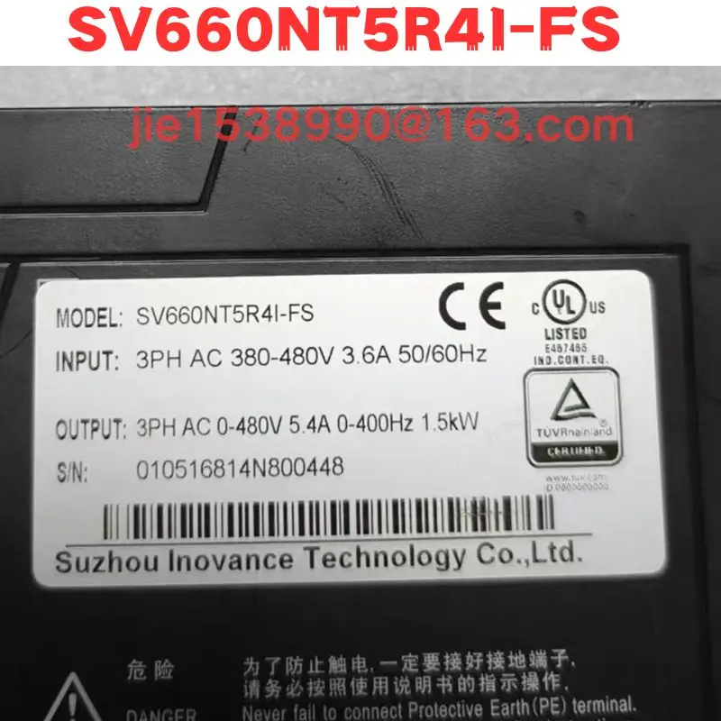 Used Servo Driver SV660NT5R4I-FS  Normal Function Tested OK