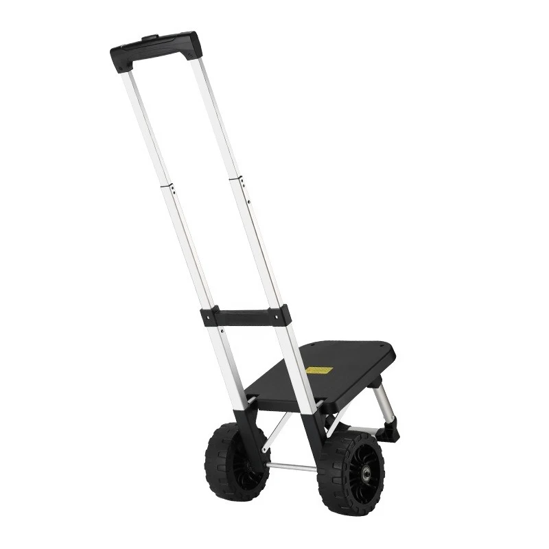 For Home Shopping, Shopping, Pulling Goods, Trolley, Trailer, Folding Trolley,  Large Wheel Trolley