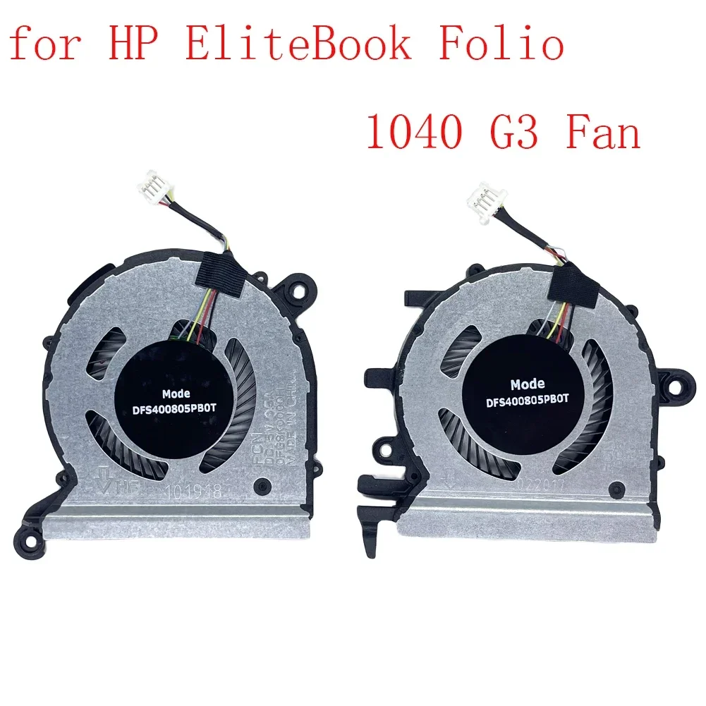 

Replacement New Laptop CPU+GPU Cooling Fan for HP EliteBook Folio 1040 G3 1040G3 HSTNN-Q99C Series Fan