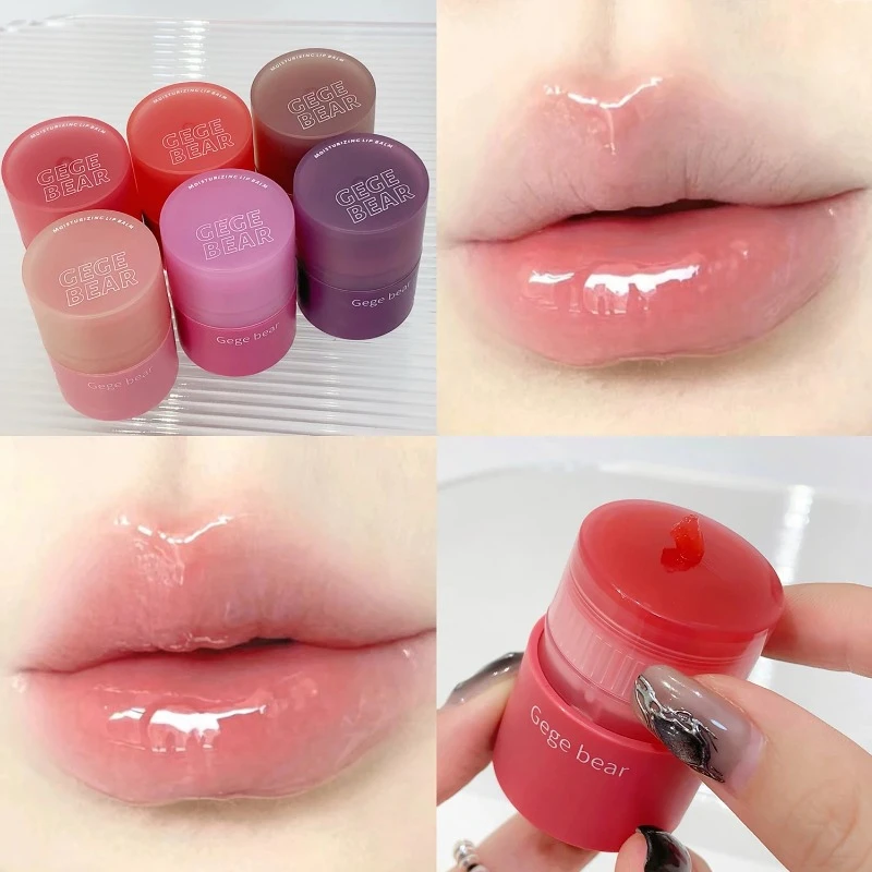 Befeuchten Lippen balsam Lippenstift Gelee violett Wasser Licht Lip gloss lang anhaltende nahrhafte flüssige Lippenstifte koreanische Make-up-Kosmetik