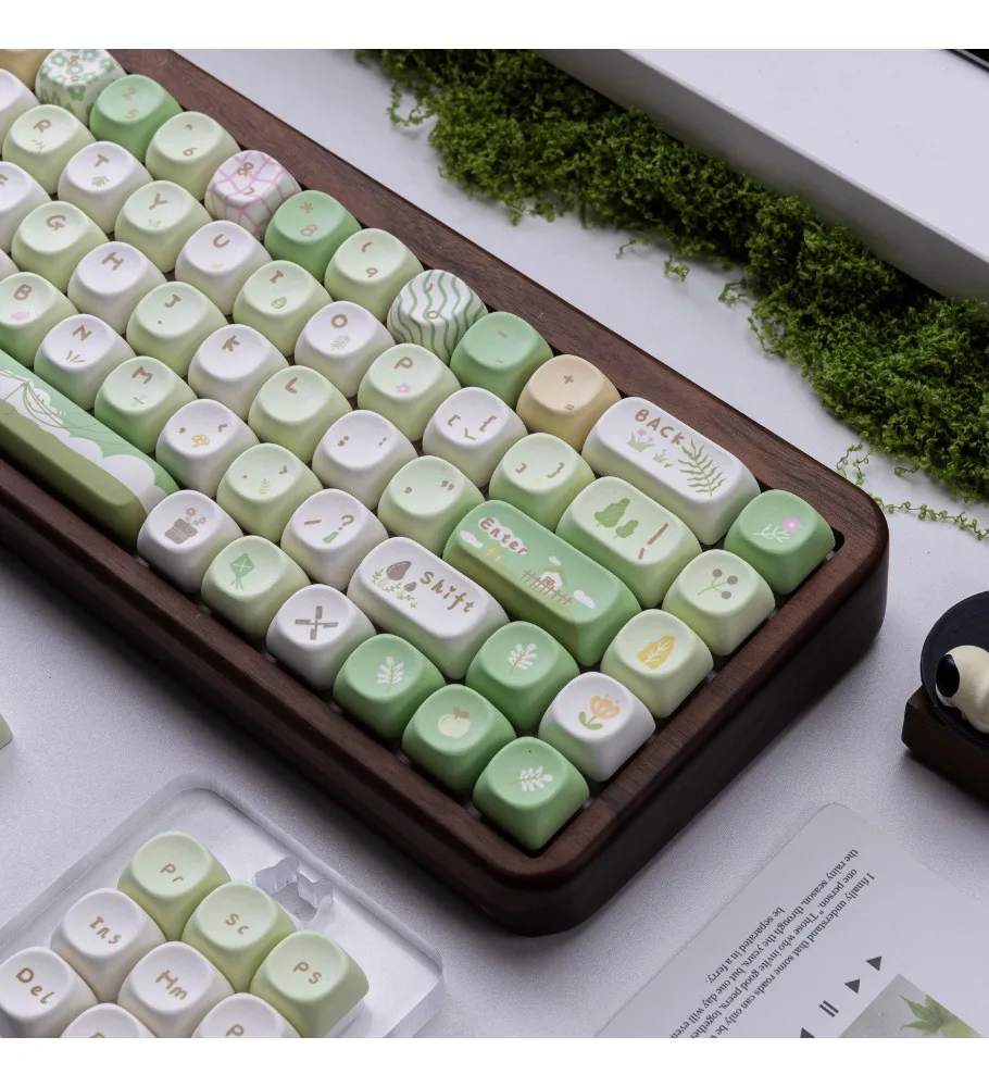 Shanjian Ono keycap sublimation high value PBT mechanical keyboard ev63 keycap Night Demon 108 keys