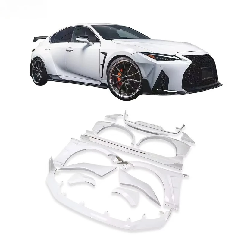 AR-T Style Carbon Fiber Body Kit for IS300 High Quality Primer Front/Rear Bumper Side Skirts Full Set Car Part