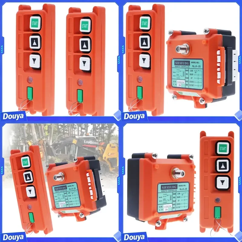 Hot Selling NLJX-2S Quick Response Overhead Crane Electric Hoist Lift Winch Radio Wireless Industrial Remote Control