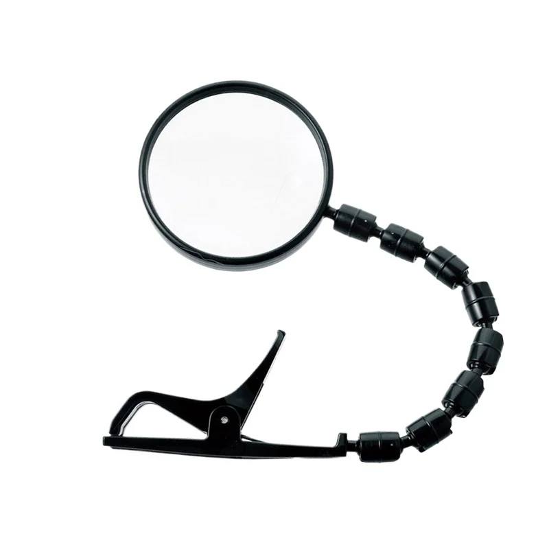 

Clip type large diameter magnifying glass maintenance reading high multiple high definition elderly with bracket