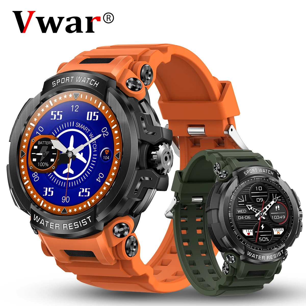 

New Military Smart Watch Men IP68 Waterproof Dustproof 600mAh Battery Ultra Long Standby Bluetooth Call Outdoor Sport Smartwatch