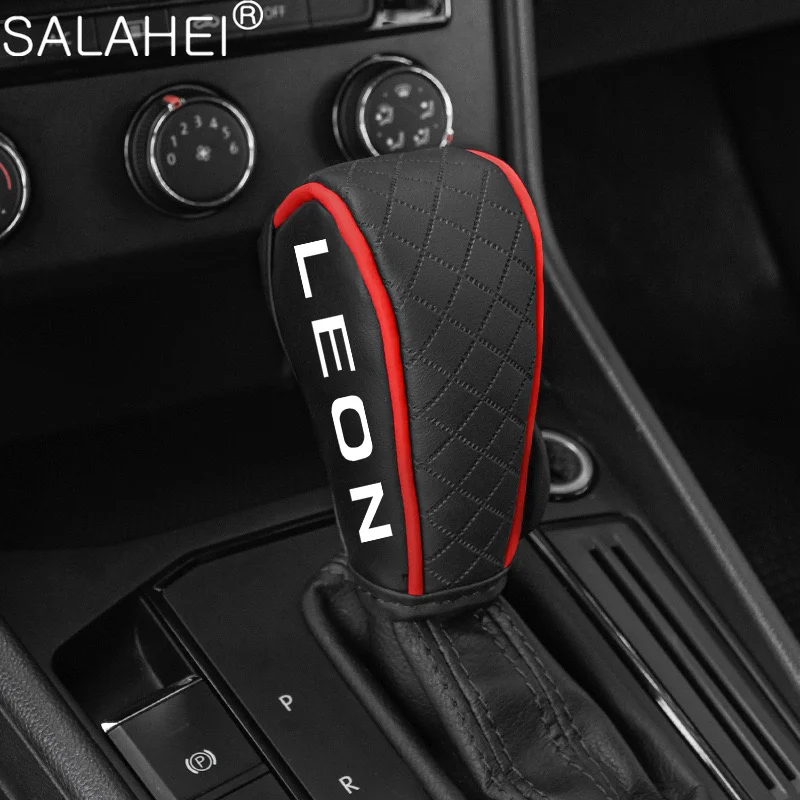 High quality Car Center Console Gear Shift Knob Cover Handle Case Interior Accessory For Seat FR leon mk3 mk2 5f lbiza Altea