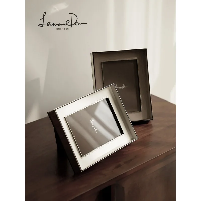 Photo frame table senior sense light luxury 6 inch 7 inch picture frame ornament housewarming birthday gift