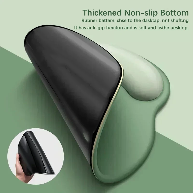 Computer Game Mouse Pad Environmental Milk Silk Fabric + Plastic Bottom + Memory Foam Ergonomic Mousepad for Office Accessories