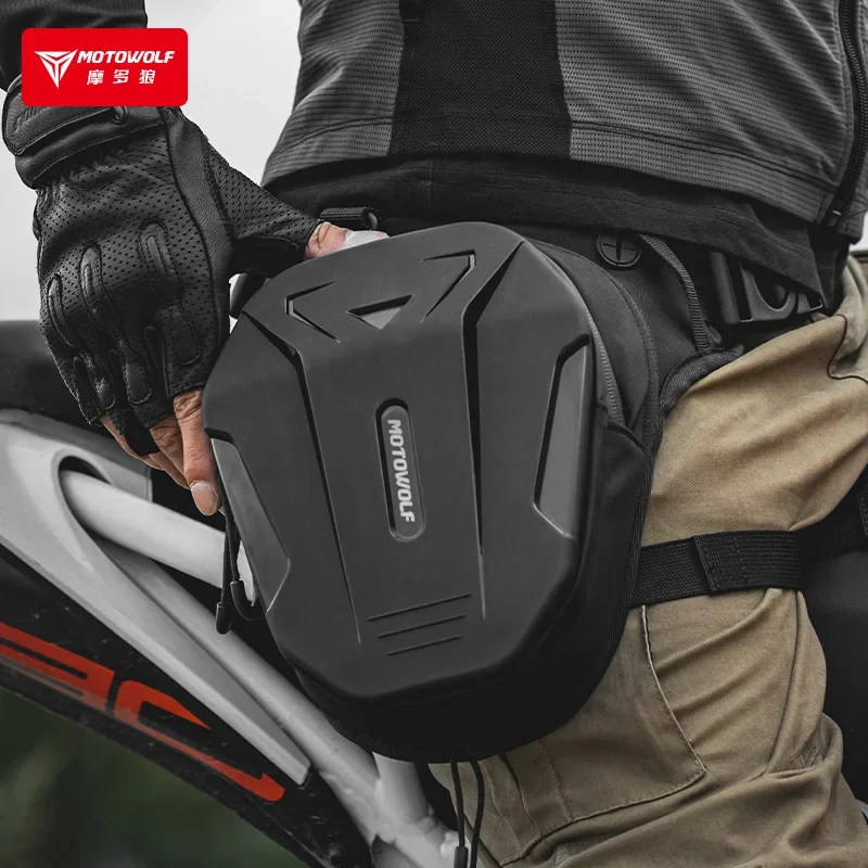 Motorcycle rider multifunctional storage bag, motorcycle travel equipment crossbody bag, men's and women's chest bag