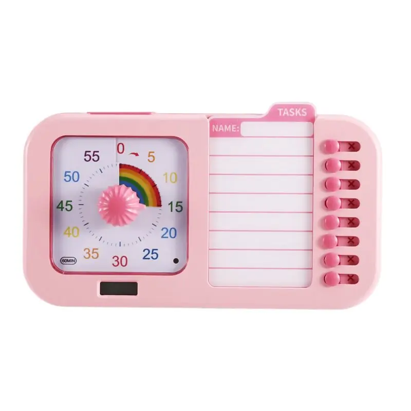Bild 3: AT43-3 In1 Visueller ADHS-Timer für Kinder und Erwachsene, Aufgaben-Timer mit Planungstafel und Terminplaner
