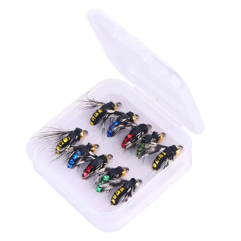 Biomimetic Poison Fly Hook Modified Fly Hook Fly Bait Poison Mosquito Micro Fishing Group Small Fly Set Lura