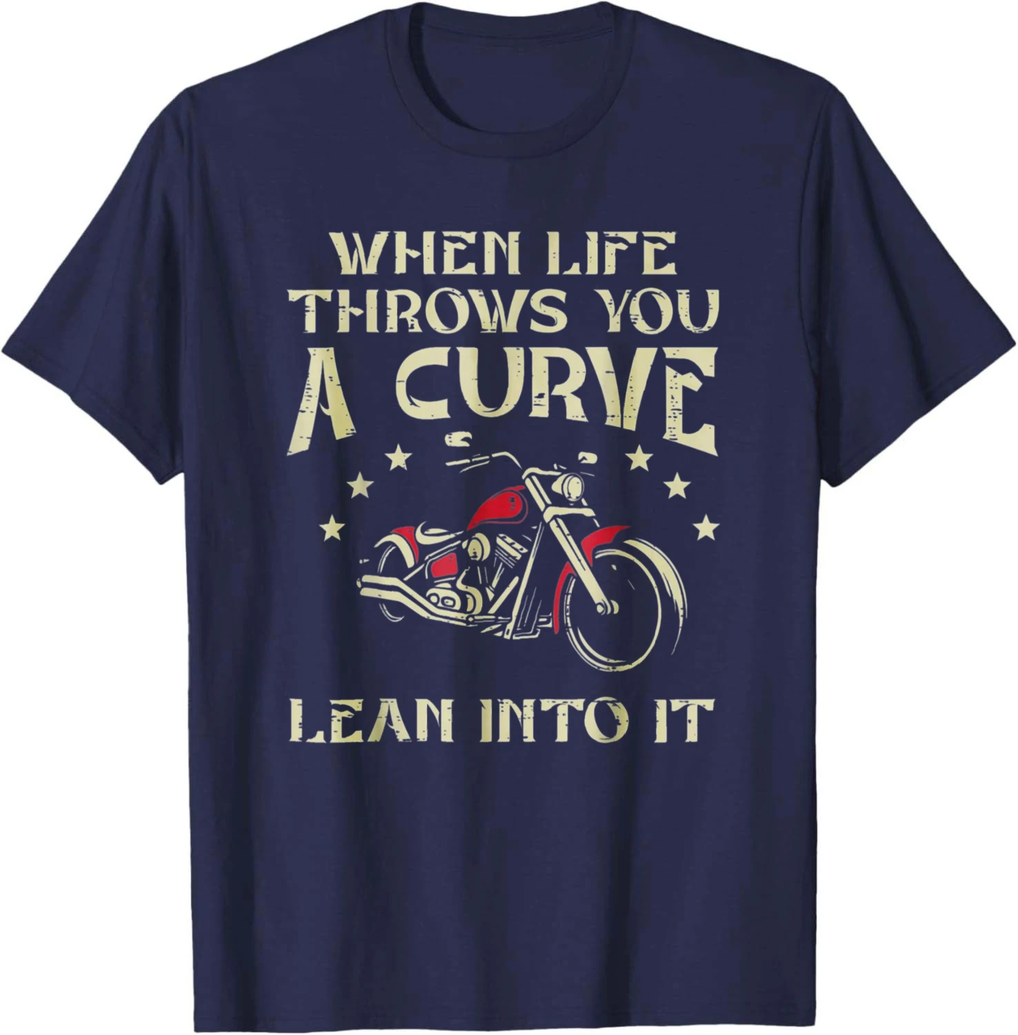 Biker When Life Throws You A Curve Motorcycle Men Women Kids T-Shirt Vintage Graphic T Shirts Camiseta Streetwear Harajuku