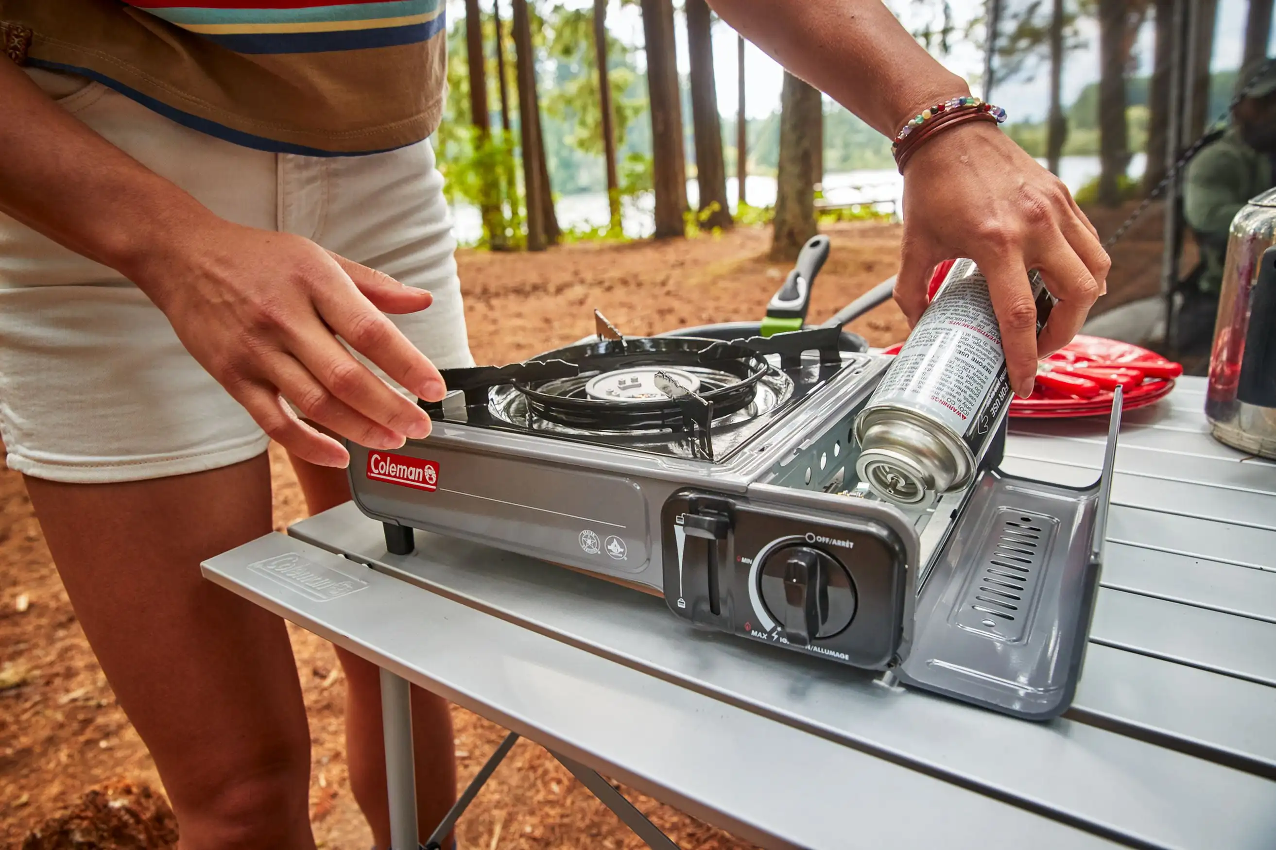 Coleman Camp Bistro-estufa de campamento de butano, 1 quemador