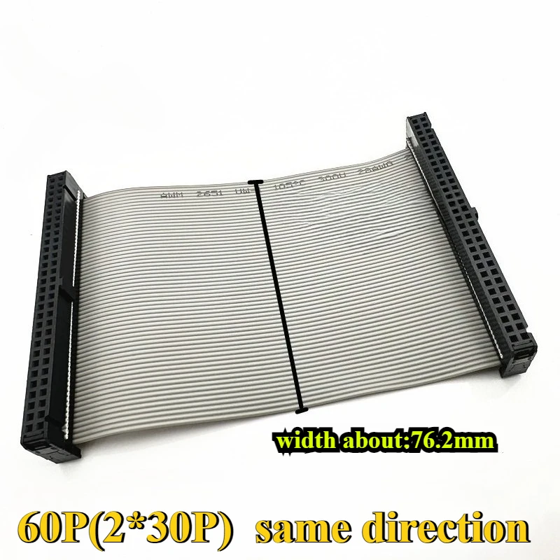 

5Pcs/lot IDC2.54mm Gray Flat Ribbon Data Cable FC-6/8/10/12/14/16/18/20/24/26/30/34/40/50/60/64Pin for DC3 F/F IDC Box Header