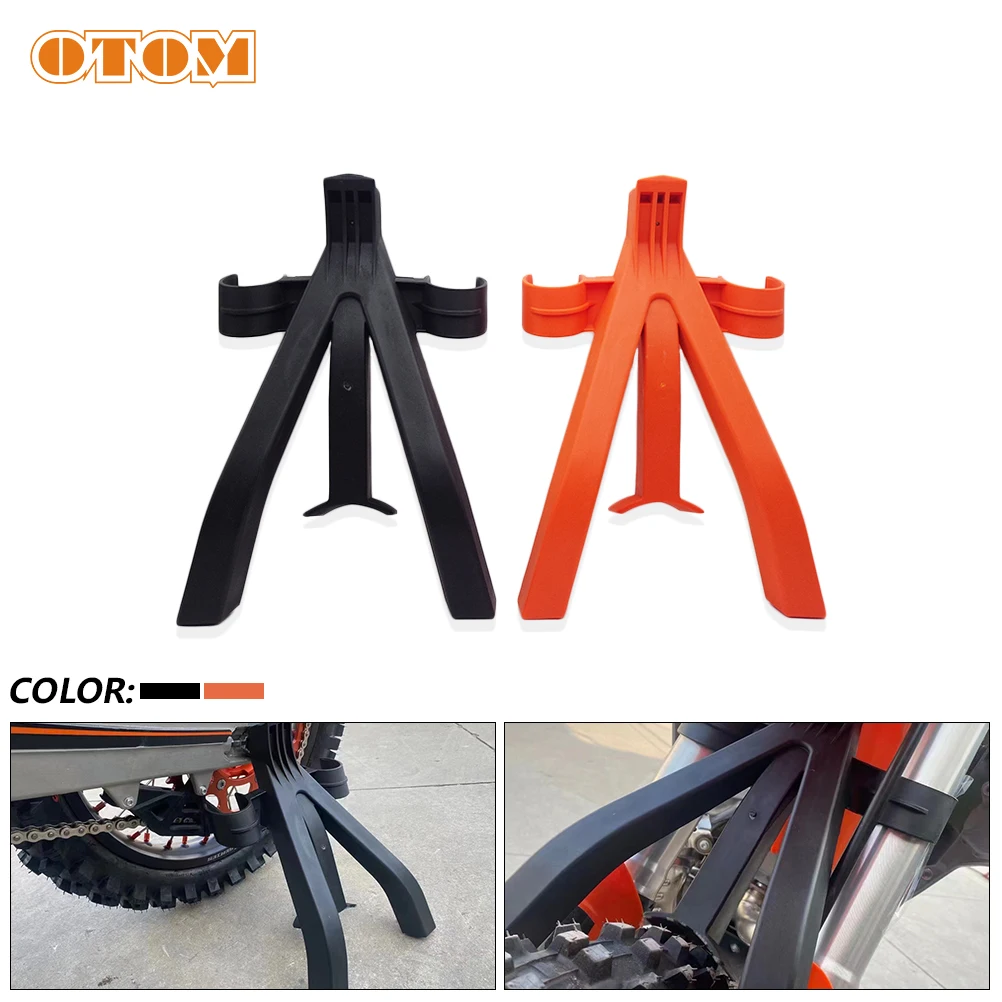 Motorcycle Fork Brace Side Stand  Plug-in Front Support Triangle Bracket Tool Universal For KTM KEWS Motocoss Pit Bike Kickstand
