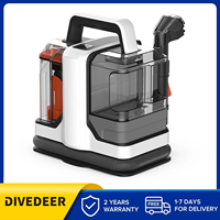 DIVEDEER　750W Handheld Spot Cleaner Cordless Carpet Cleaner for Pet Hair Car Upholstery Spray & Suction Deep Clean Machine