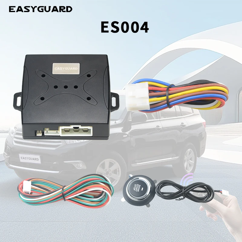 EASYGUARD Universal Version Push Engine Start Button with Remote Enigne Start Optional DC12V