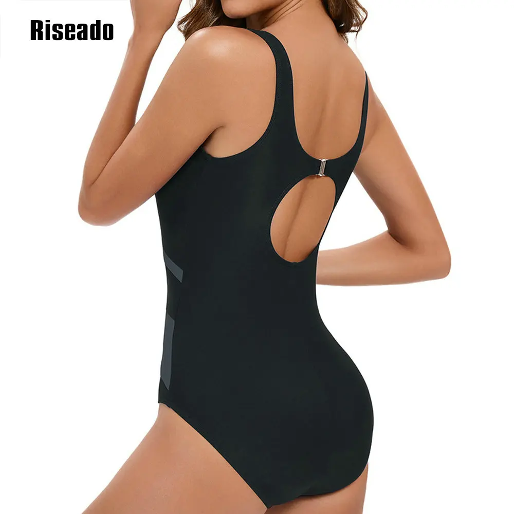 Riseado Swimwear Sportowy jednoczęściowy strój kąpielowy - O Back Strój kąpielowy do treningu, sportu i fitnessu