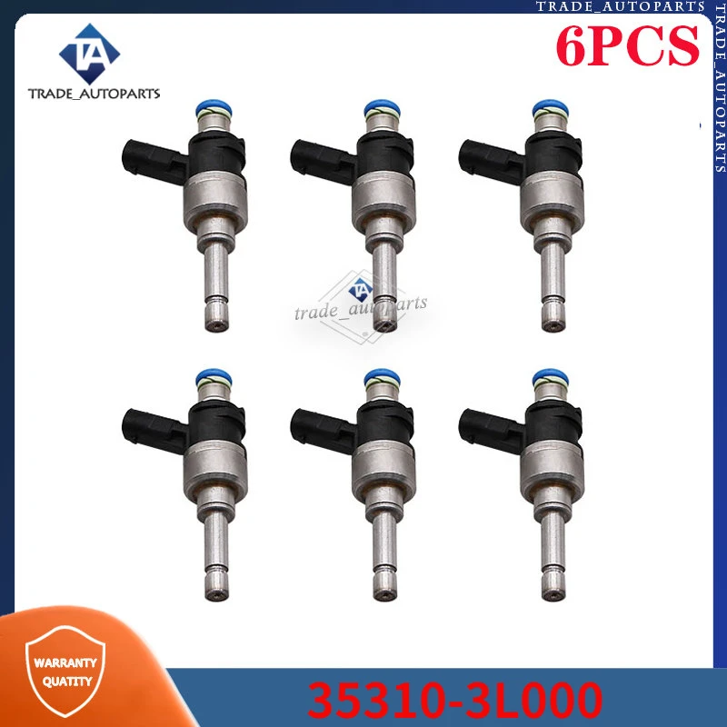 

For 2019-2020 KIA K900 STINGER 2017-2018 GENESIS G80 G90 Fuel Injectors 6Pcs 35310-3L000