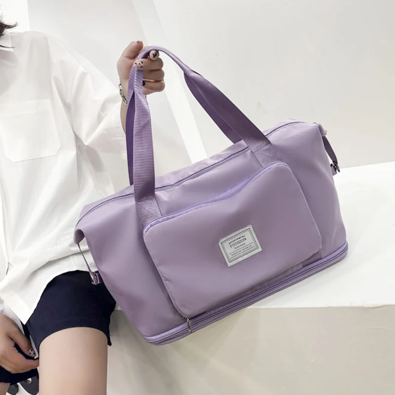 Bolsas de viaje plegables de gran capacidad para mujer, bolso de mano impermeable, bolsas de viaje multifuncionales, bolsas de Yoga de viaje, nuevo, 2023