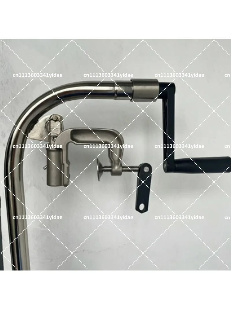 Hand Crank Outboard Trolling Motor, Silent Energy-Saving Boat Propeller, Manual Hand-Operated Marine Engine