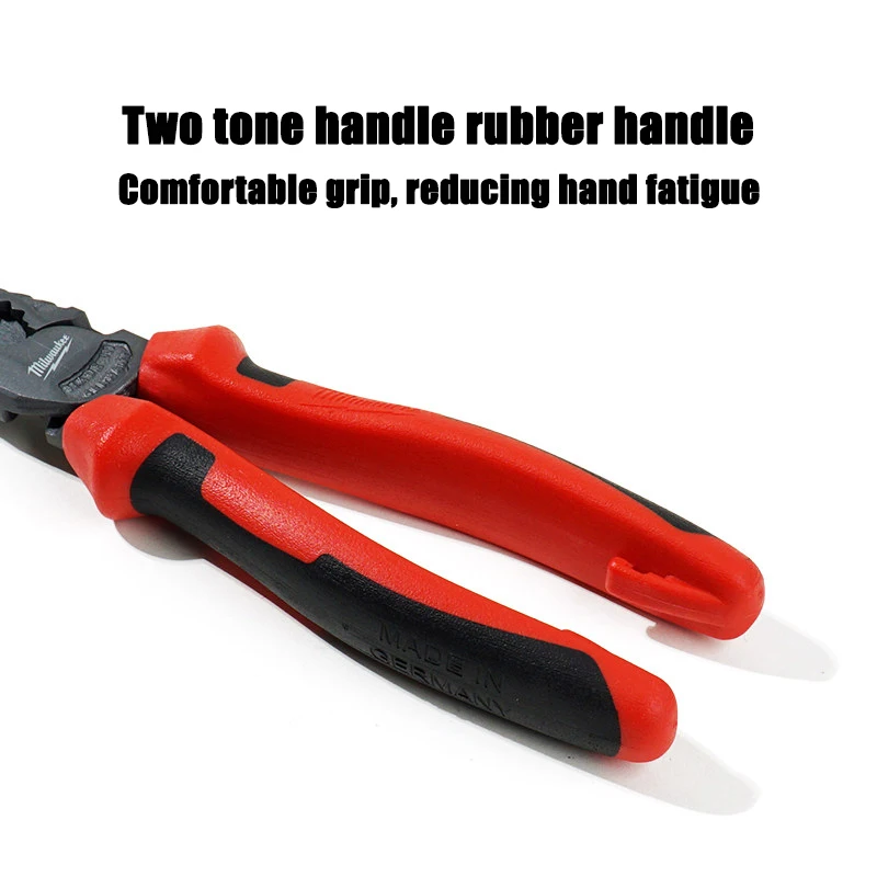 Milwaukee 6-Zoll Industrie-Diagonalzange 160mm, Multifunktionale Tragbare Werkzeugzange, Scharfe Klinge zum Schneiden 4932492463 – Detail 4