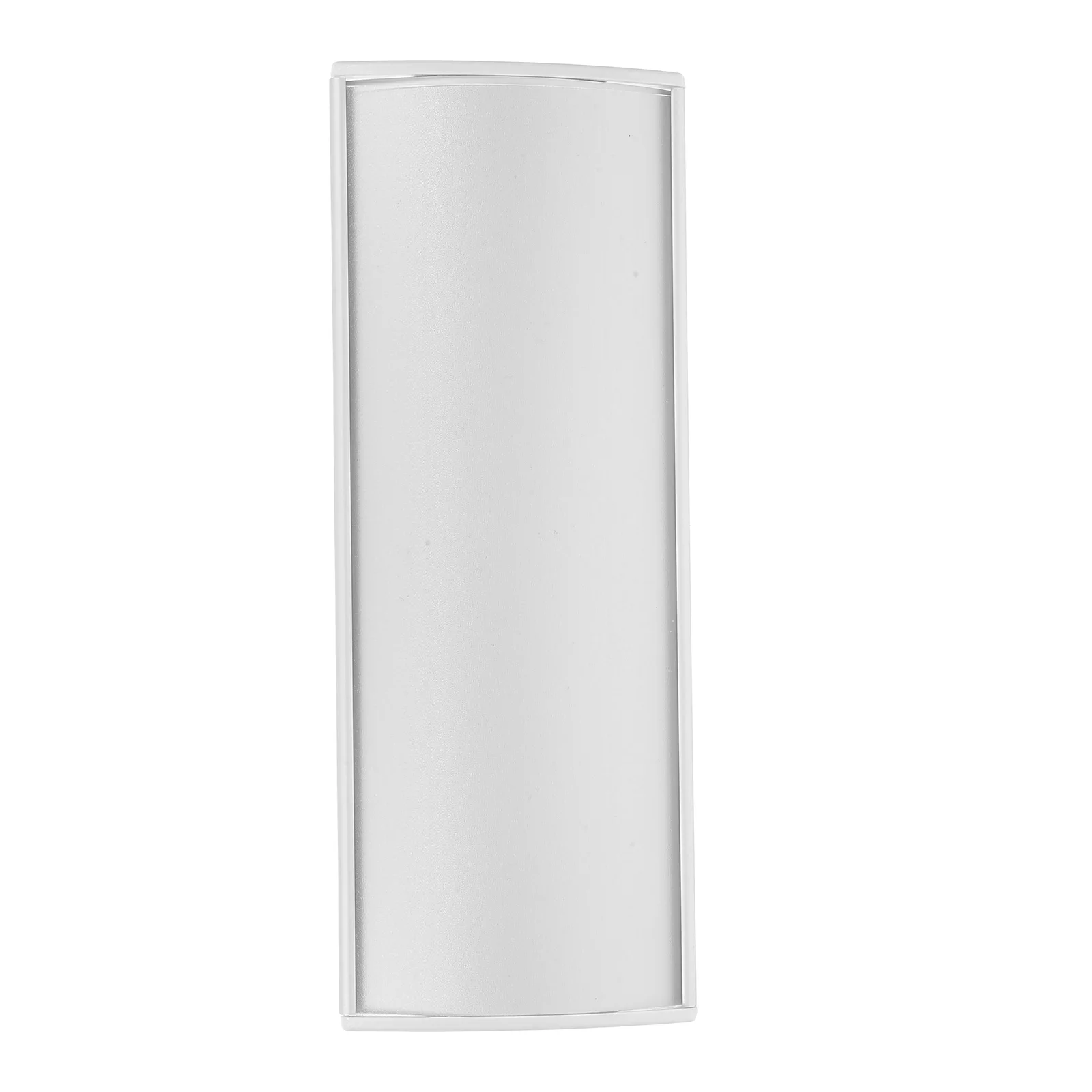 

Arc Shaped Aluminum Alloy Office Door Name Plate 21x8CM Silver Blank Sign for Wall DIY Customizable Classroom Doorplate